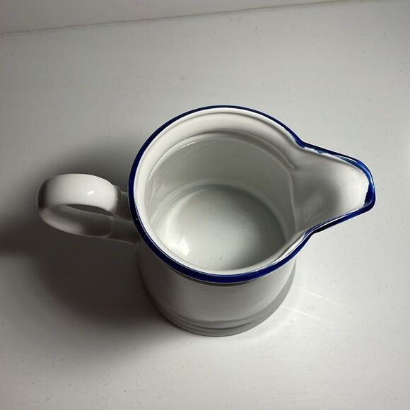 Country Blue Ceramic Pitcher Pinaeapple Country Blue HII Korea 1984 - Picture 6 of 6